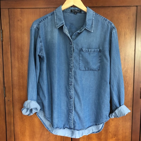 Chambray Button Up - Picture 2 of 2